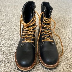Park Stone Heavy Duty Black Boots Size 7.5 women or 5 men.